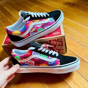 New Vans OLD SKOOL retro multicolored sneakers